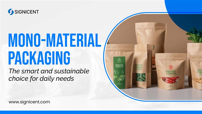 Mono-Material Packaging for Smart and Sustainable Solutions